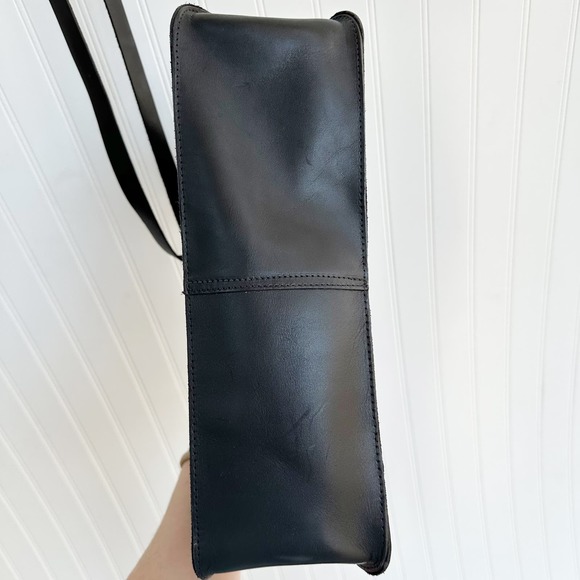 OTAAT/MYERS Collective Ring Tote Black Leather Large - Picture 7 of 8